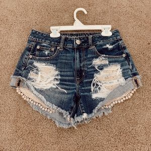 american eagle jean shorts